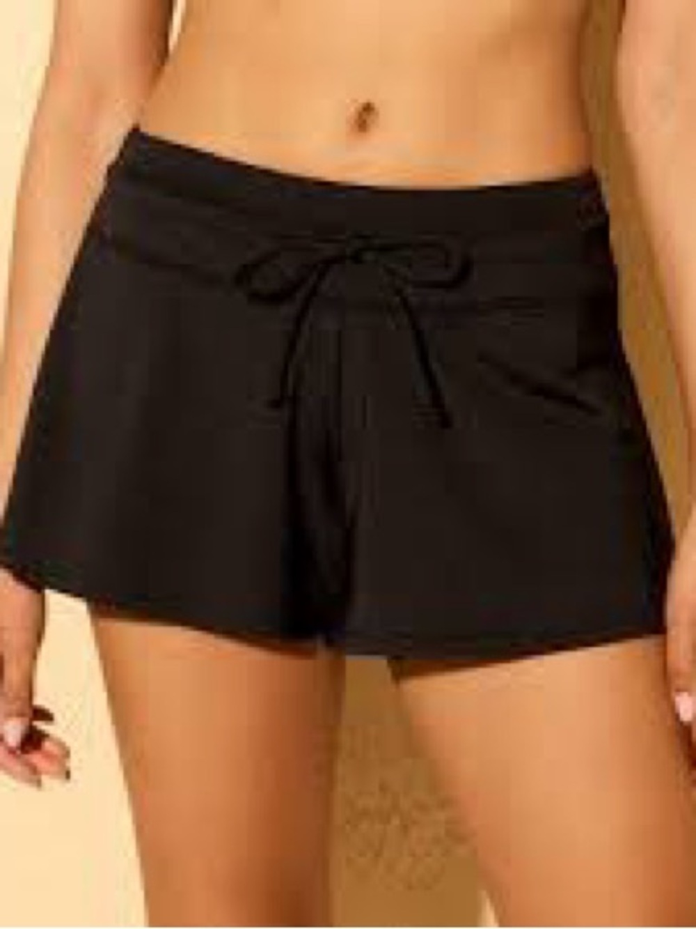 Shade & Shore Black Athletic Shorts with Drawstring